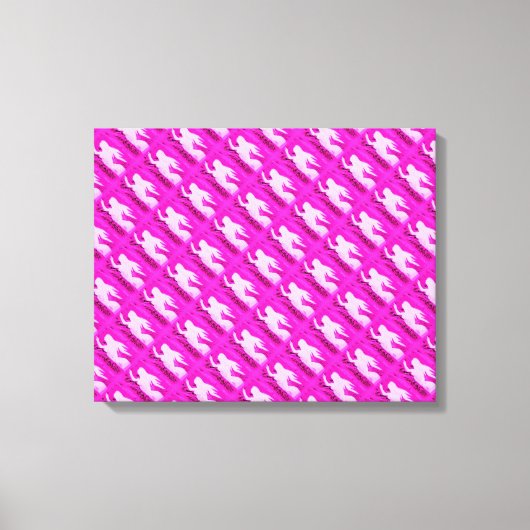 Toile pointant des sirènes roses (Recto)