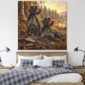 Toile Pointer allemand à poil dur (Insitu(Chambre))