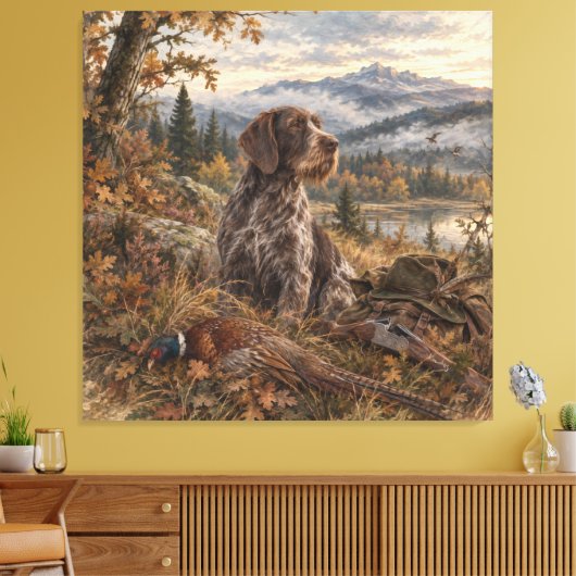 Toile Pointer allemand à poil dur (Insitu(Salon))