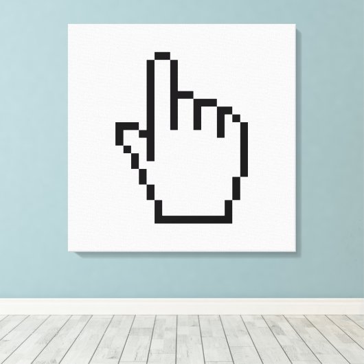 TOILE POINTEUR À MAIN / CURSEUR À SOURIS (Insitu (Plancher de Bois))