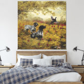 Toile Pointeurs allemands à poils courts (Insitu(Chambre))