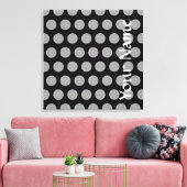 Toile Points Black Marocain Moods (Insitu(Salon))