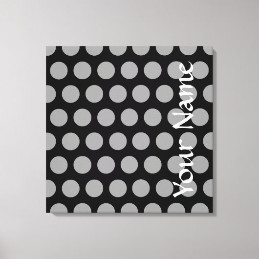 Toile Points Black Marocain Moods (Recto)