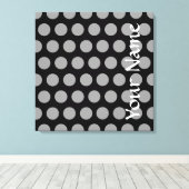 Toile Points Black Marocain Moods (Insitu (Plancher de Bois))