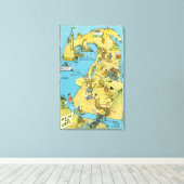 Toile Points d'intérêt sur Cape Cod (Insitu (Plancher de Bois))