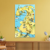 Toile Points d'intérêt sur Cape Cod (Insitu(Salon))