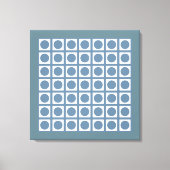 Toile Points Gris Français Élégants (Recto)