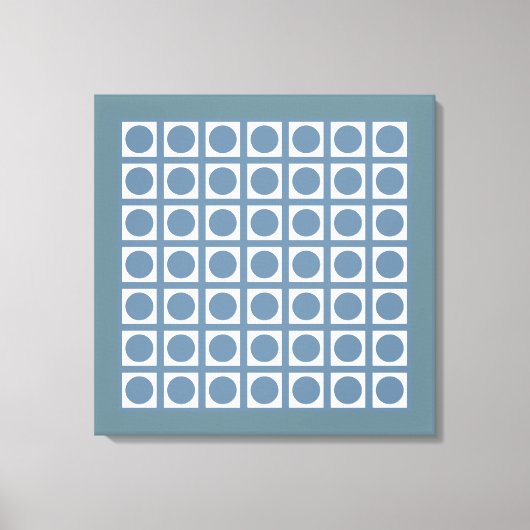 Toile Points Gris Français Élégants (Recto)