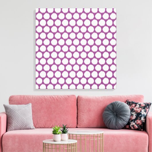 Toile Points Ikat Plum Asian Moods (Insitu(Salon))