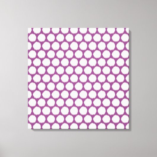 Toile Points Ikat Plum Asian Moods (Recto)