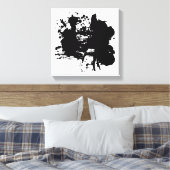 Toile Points noirs Abstraits modernes (Insitu(Chambre))