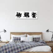 Toile Points noirs Abstraits modernes (Insitu(Chambre))