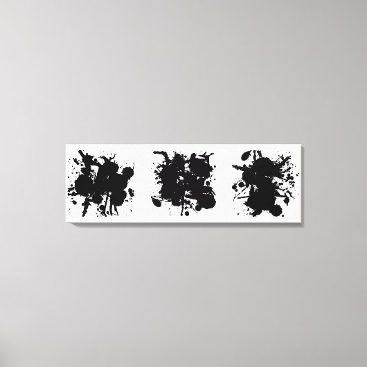 Toile Points noirs Abstraits modernes (Recto)