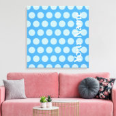 Toile Points Sky Blue Marocain Moods (Insitu(Salon))