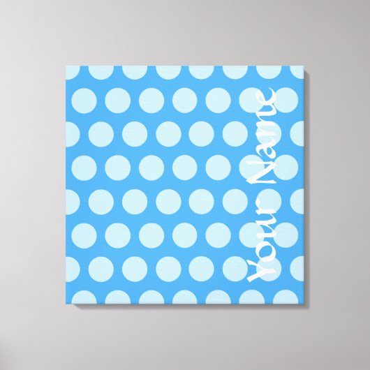 Toile Points Sky Blue Marocain Moods (Recto)