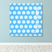 Toile Points Sky Blue Marocain Moods (Insitu (Plancher de Bois))