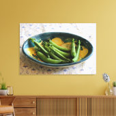 Toile Pois de sucre dans un plat (Insitu(Salon))
