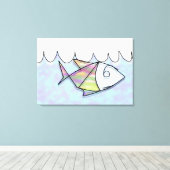 Toile Poisson à fil (Insitu (Plancher de Bois))