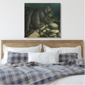 Toile Poisson Art Canvas Pêche Ours Canvas Imprimer (Insitu(Chambre))