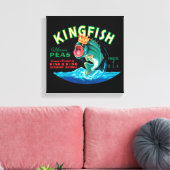 Toile Poisson basse portant une couronne sur un Arrière  (Insitu(Salon))