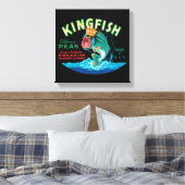 Toile Poisson basse portant une couronne sur un Arrière  (Insitu(Chambre))