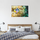 Toile Poisson-clown jaune à queue jaune (Insitu(Chambre))
