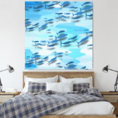 Toile Poisson coloré (Insitu(Chambre))