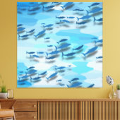 Toile Poisson coloré (Insitu(Salon))