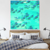 Toile Poisson coloré (Insitu(Chambre))