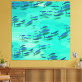 Toile Poisson coloré (Insitu(Salon))