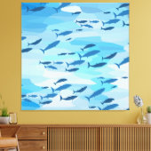 Toile Poisson coloré (Insitu(Salon))