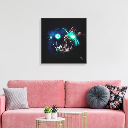 Toile Poisson de fond marin (Insitu(Salon))