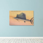Toile Poisson de mer de Gulf Stream, Floride (Insitu (Plancher de Bois))