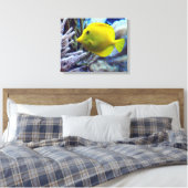 Toile Poisson de Tang Jaune (Insitu(Chambre))