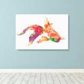Toile poisson d'eau (Insitu (Plancher de Bois))
