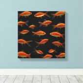 Toile Poisson d'or 3 (Insitu (Plancher de Bois))