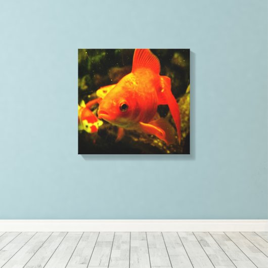 Toile Poisson doré (Insitu (Plancher de Bois))