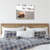 Toile Poisson Et Coquille (Insitu(Chambre))