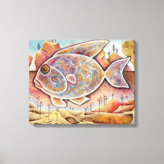 Toile Poisson fantastique (Recto)