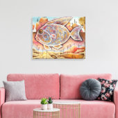 Toile Poisson fantastique (Insitu(Salon))