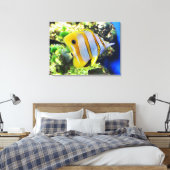 Toile Poisson papillon animal (Insitu(Chambre))