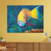 Toile Poisson-perroquet - Maquillage frappant! Photo col (Insitu(Salon))