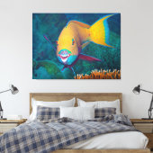 Toile Poisson-perroquet - Maquillage frappant! Photo col (Insitu(Chambre))