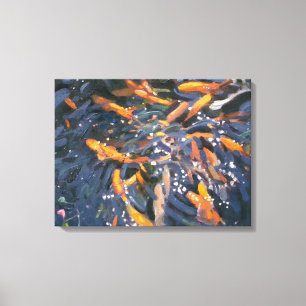 Toile Poisson rouge 2010
