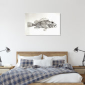 Toile Poisson Scorpion (Insitu(Chambre))