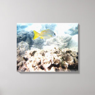 Toile Poisson sous-marin