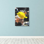 Toile Poisson tangue jaune (Insitu (Plancher de Bois))