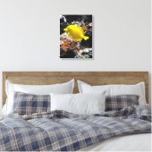 Toile Poisson tangue jaune (Insitu(Chambre))