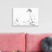 Toile Poisson tête poupée (Insitu(Salon))