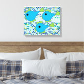 Toile Poisson Wall Art (Insitu(Chambre))